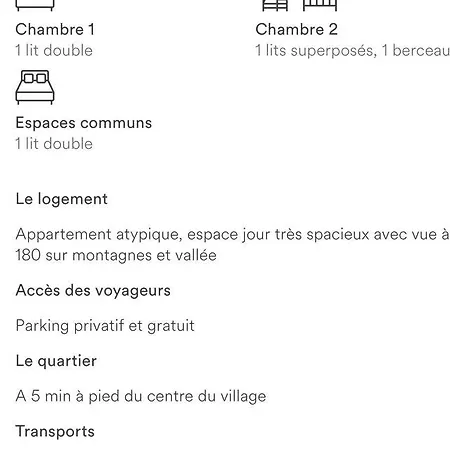 Du Montblanc, Glmb Appartement *